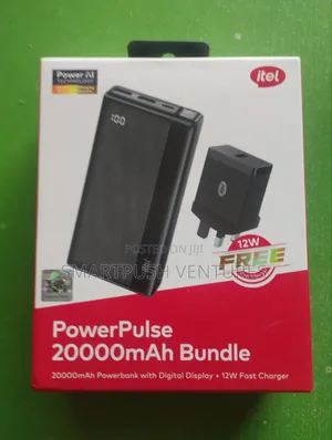 Itel Power Bank With Charger 20,000mah