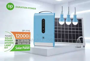 DP 12000mah Multifunctional Solar Light Kit-3bulbs USB Port