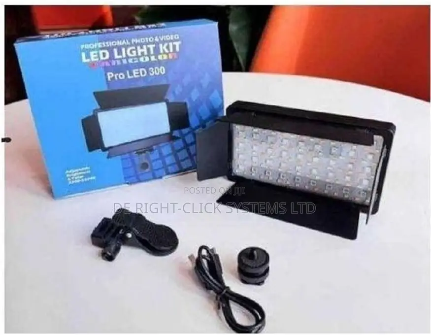 Professional Photo Video Pro Led 300 Light Kit