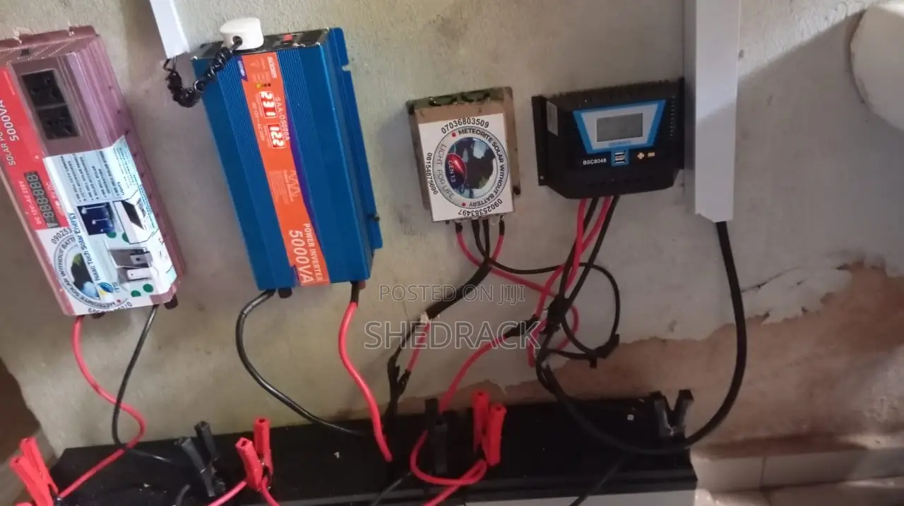5000 Watts 2-in-1 Solar System Open Adjustable Generator.