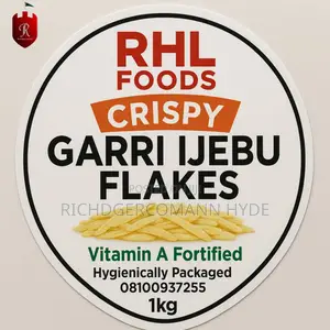 Garri Ijebu Premium, Yellow Garri , Export Standard