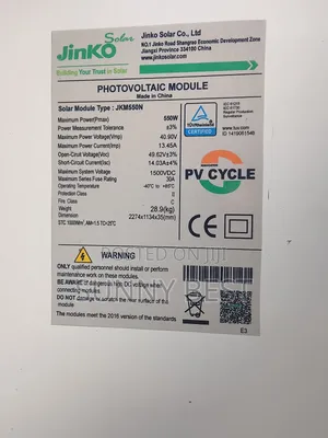 Jinko 550w