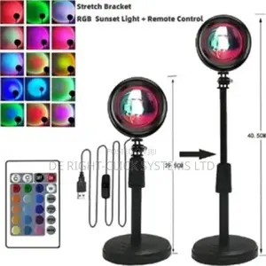Sunset Lamp Sunset Led Projection Lamp – 16 Colors Atmosphere Light