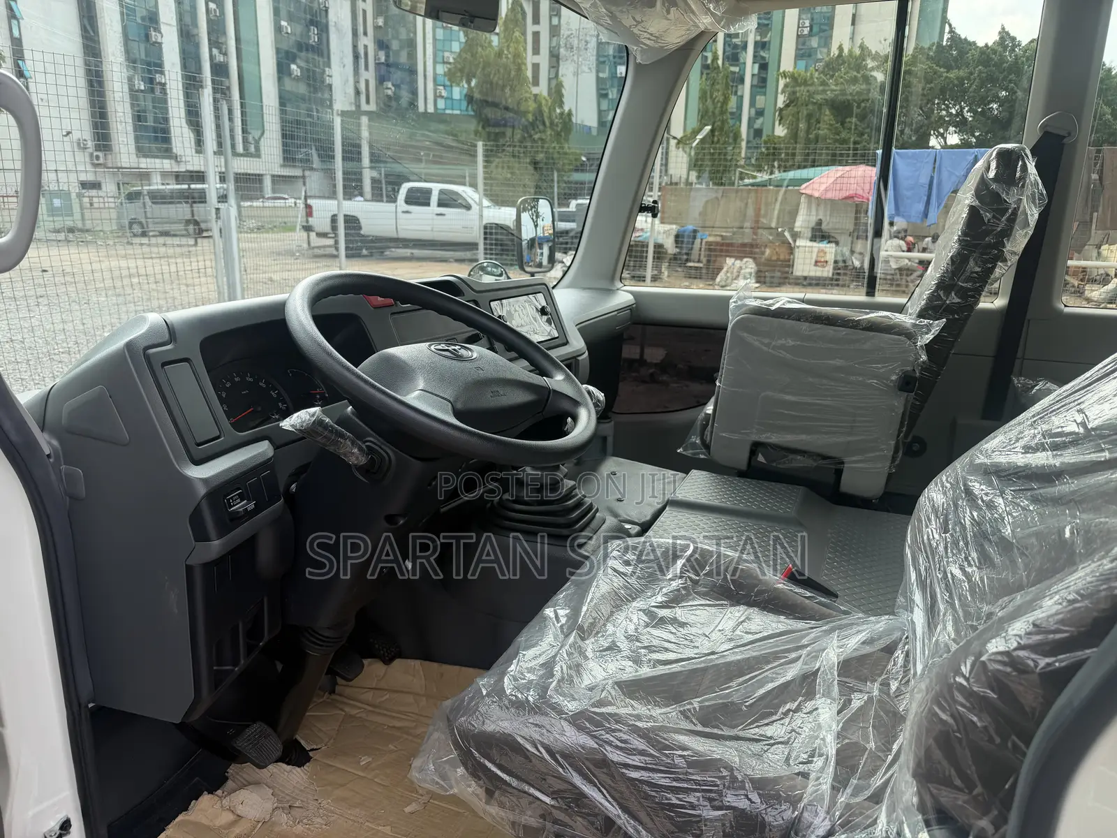New Toyota Coaster 2025 White