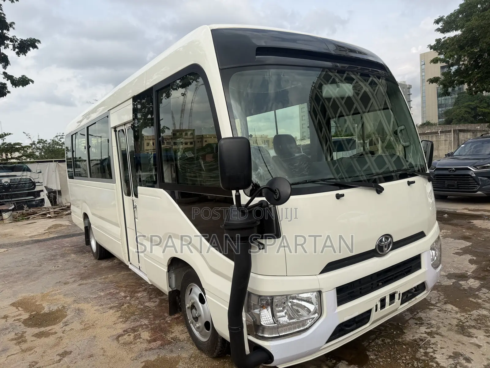New Toyota Coaster 2025 White