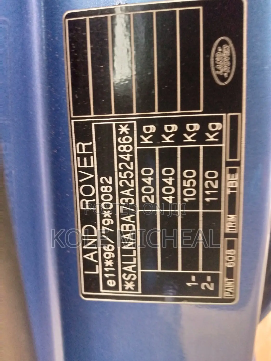 Land Rover Discovery 2002 Blue