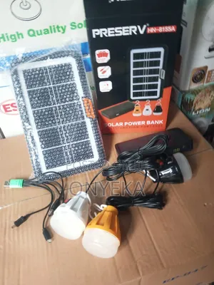 Solar Kit That Comes With 3 Bulbs and Also It Can Change Your Phone