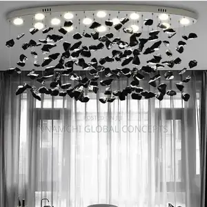 Modern Luxury Crystal Led Ceiling Lamp Lustrous Indoor Lighting