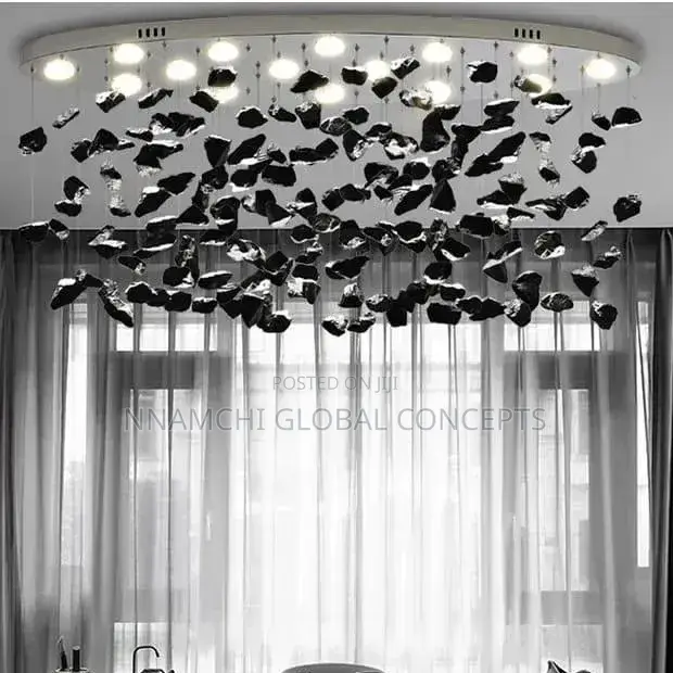 Modern Luxury Crystal Led Ceiling Lamp Lustrous Indoor Lighting