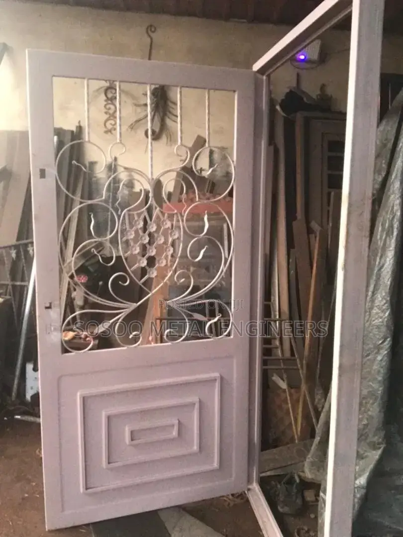 Half Covered Glass Door
