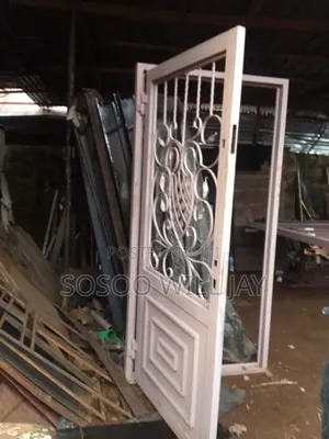 Half Covered Glass Door