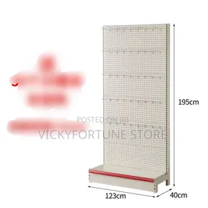 Supermarket Hook Standing Shelve ( With 50 Hooks)