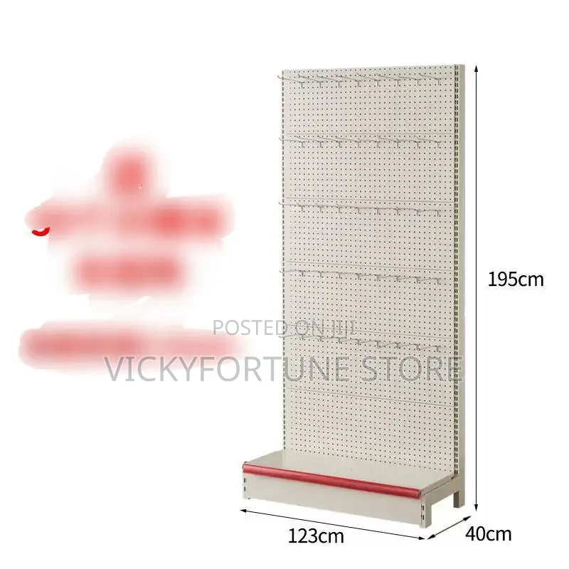 Supermarket Hook Standing Shelve ( With 50 Hooks)