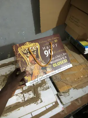 Very Neat Carton for Birthday and Burial Ceremony