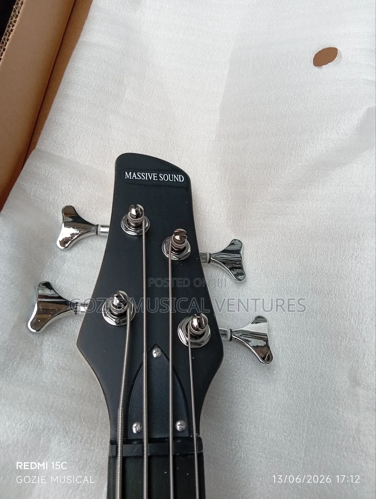 Massive Sound Four String Passive Bass Guitar 