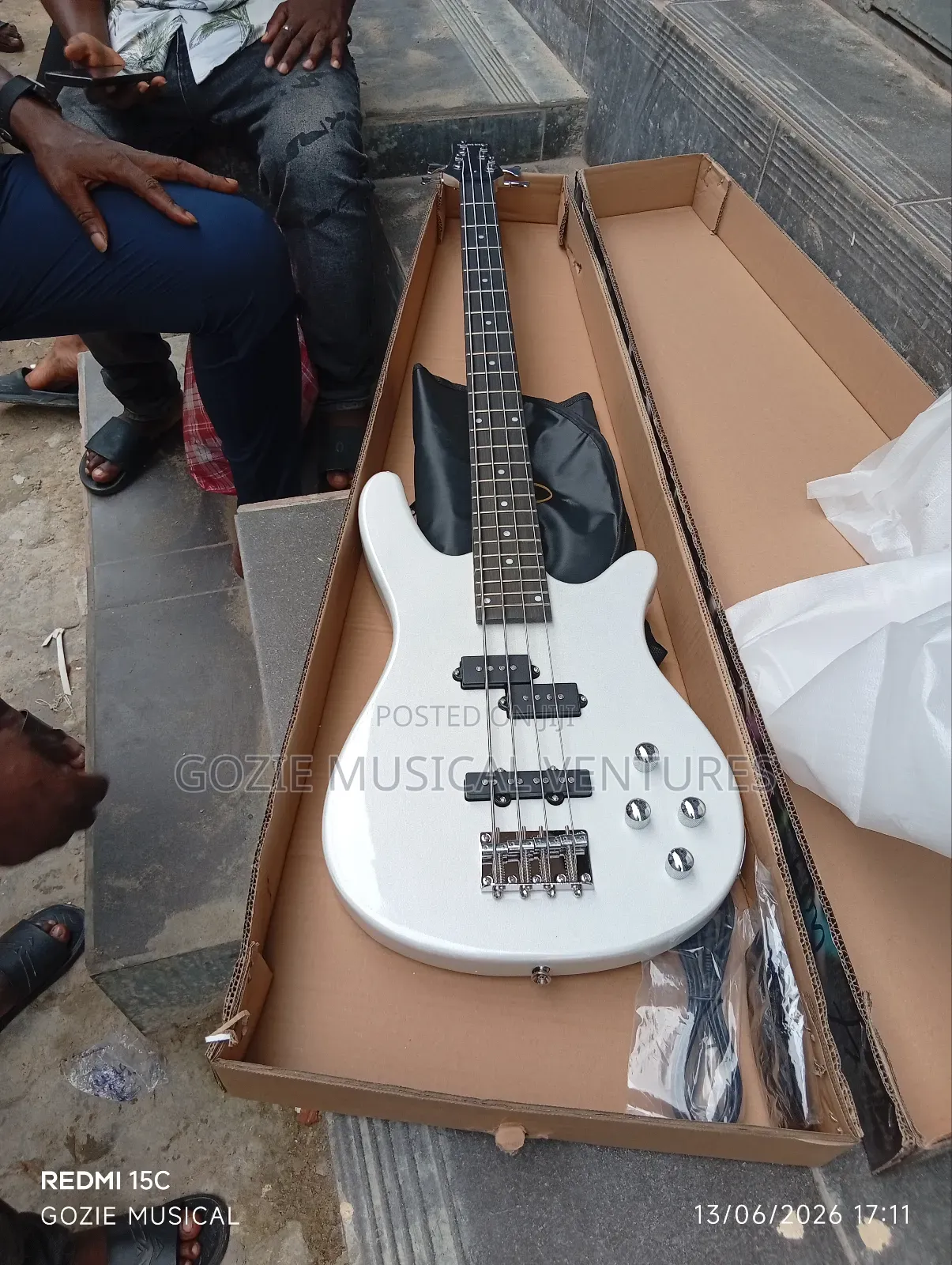 Massive Sound Four String Passive Bass Guitar 