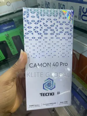New Tecno Camon 40 Pro 5G 256 GB Black
