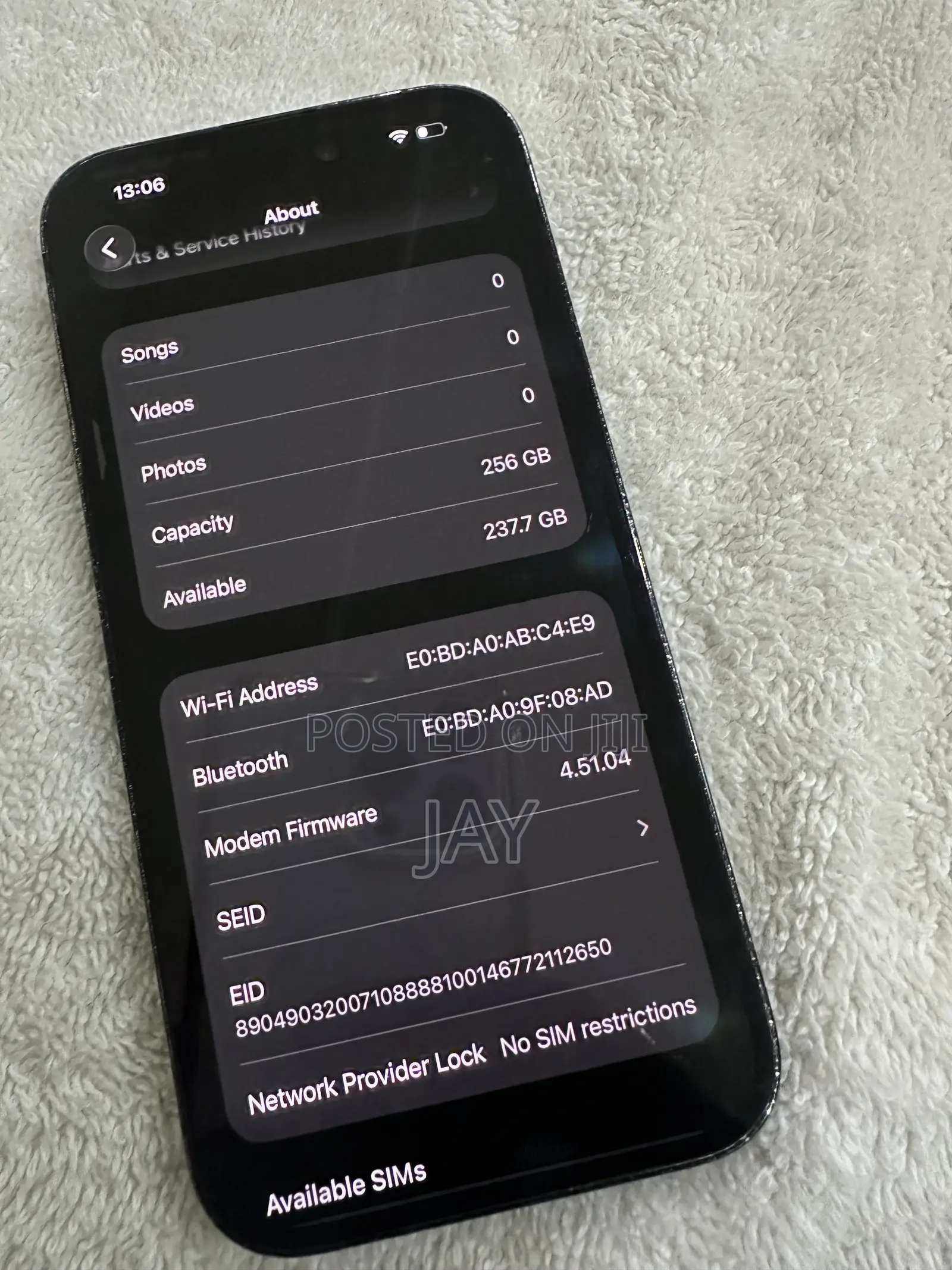 Apple iPhone 14 Pro 256 GB Gray