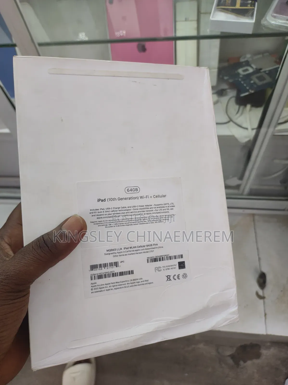 New Apple iPad (2022) 64 GB Pink
