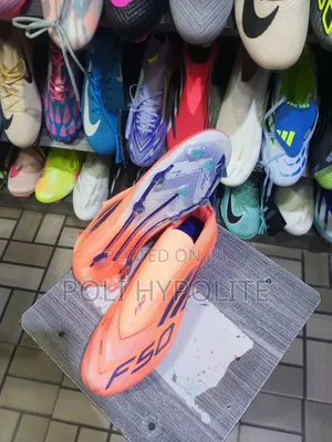 Original F50 Adidas Football Boot Size 42 Orange Red Black Color