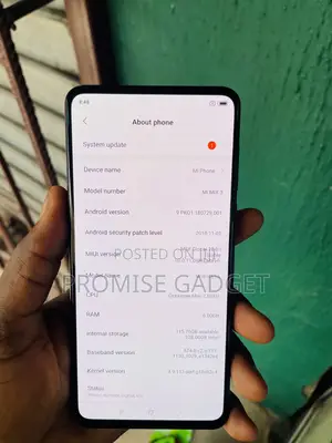 Xiaomi Mi Mix 3 128 GB Black