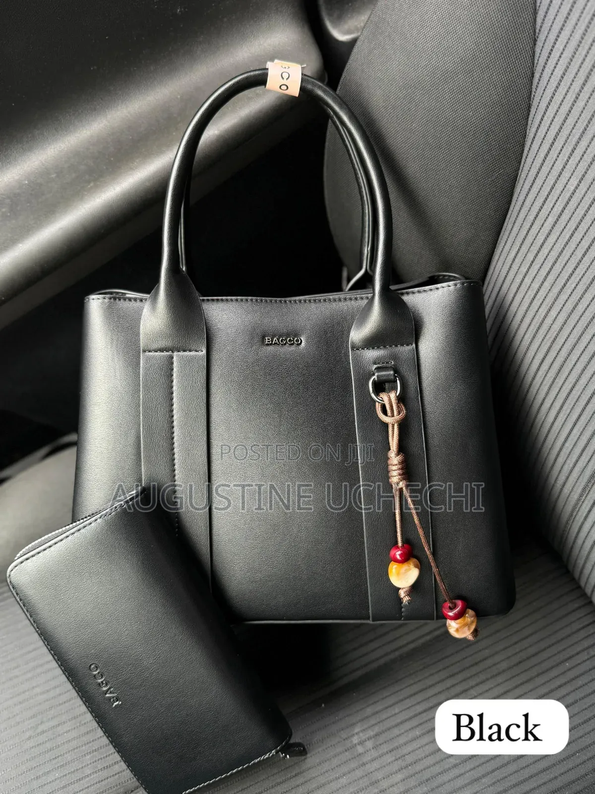 Gorgeous Bagco Multicolour Handbag Matching Wallet Set