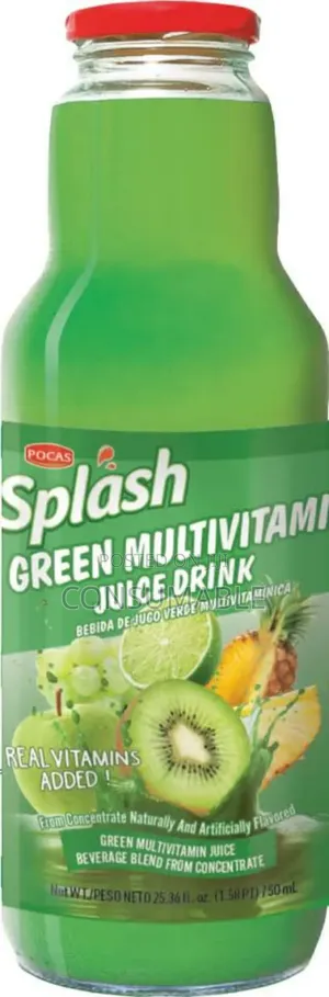 Splash Green Multivitamin Fruit Juice Drink(Carton of 12bottles)