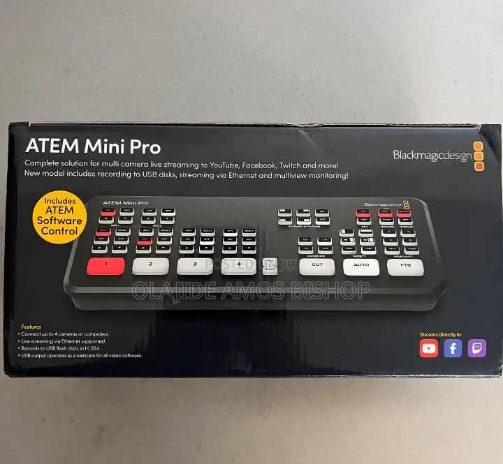 Black Magic Atem Mini Pro Video Mixer