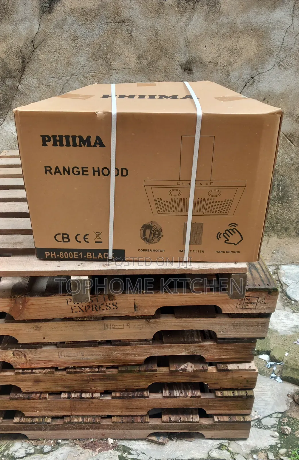 Original Phiima Heat Extractor Soft Touch Handwave Control 60x60cm