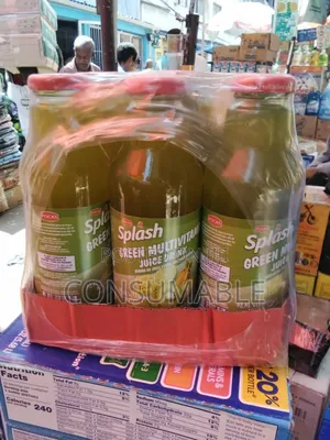 Splash Green Multivitamin Fruit Juice Drink(Carton of 12bottles)