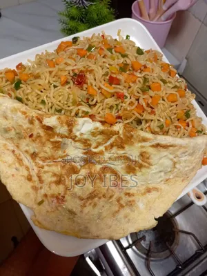 Noodles and Eggs or Chicken