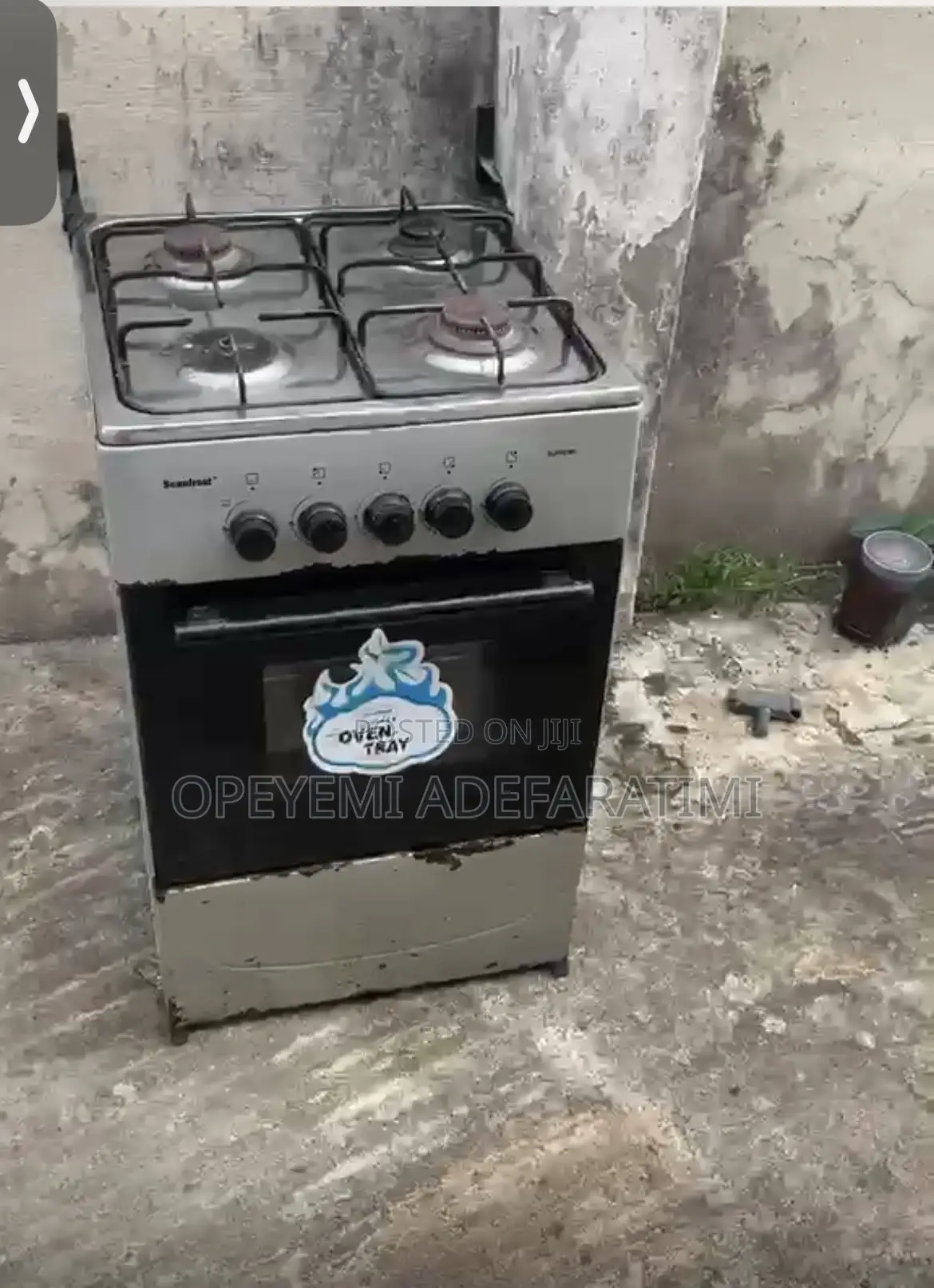 Used Scanfrost Gas Cooker