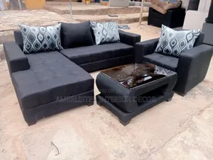 Locally Made Sofa With Center Table