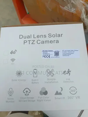 Safe Zone Camera, Hd Dual Lens Solar PTZ Camera