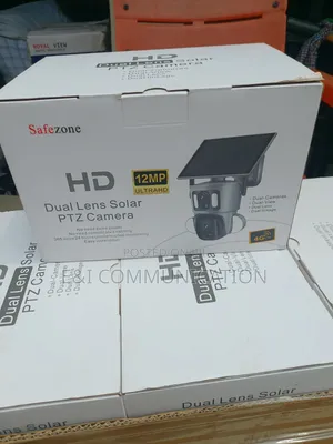 Safe Zone Camera, Hd Dual Lens Solar PTZ Camera