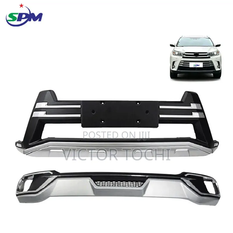 Front and Back Abs Bumper Protector Guard Highlander 2015 - 2018