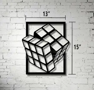 Rubix Cube_3d Wall Art