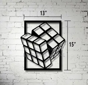 Rubix Cube_3d Wall Art