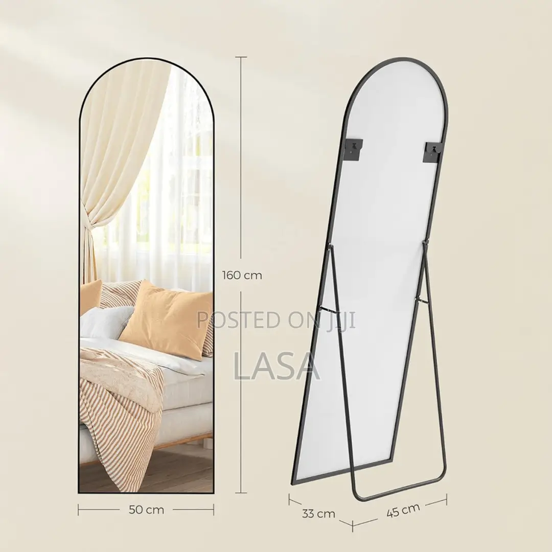 Curved Full-length Standing Mirror