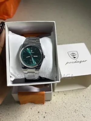 Elegant Stainless Steel Wristwatch