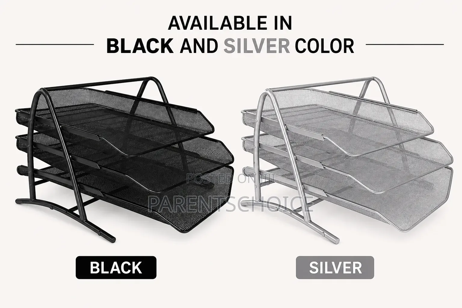Document Basket Tray - 3 Layers