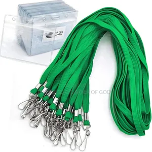 100 Pieces of Lanyards for Office and Staff Tags Card