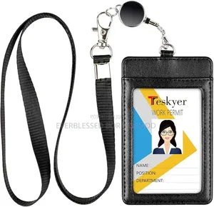 100 Pieces Id Card/ Badge Holder/ Tags Card for Staffs