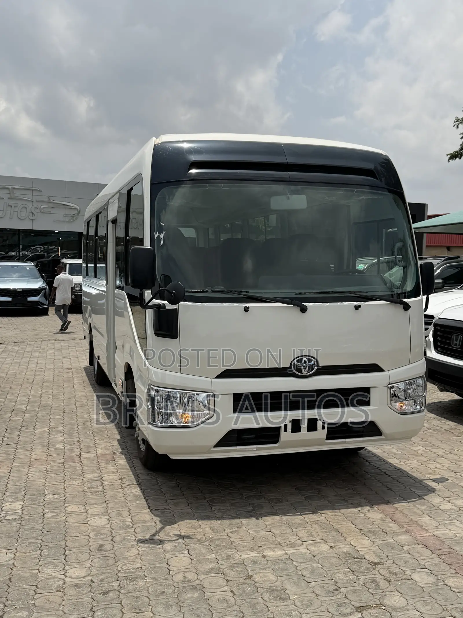 New Toyota Coaster 2025 White