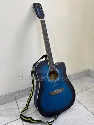 Semi-Acoustic Guitar [With Free Capo and Strings)