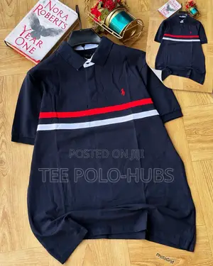 Men's Breathable Navy Blue Polo for All Day Wear