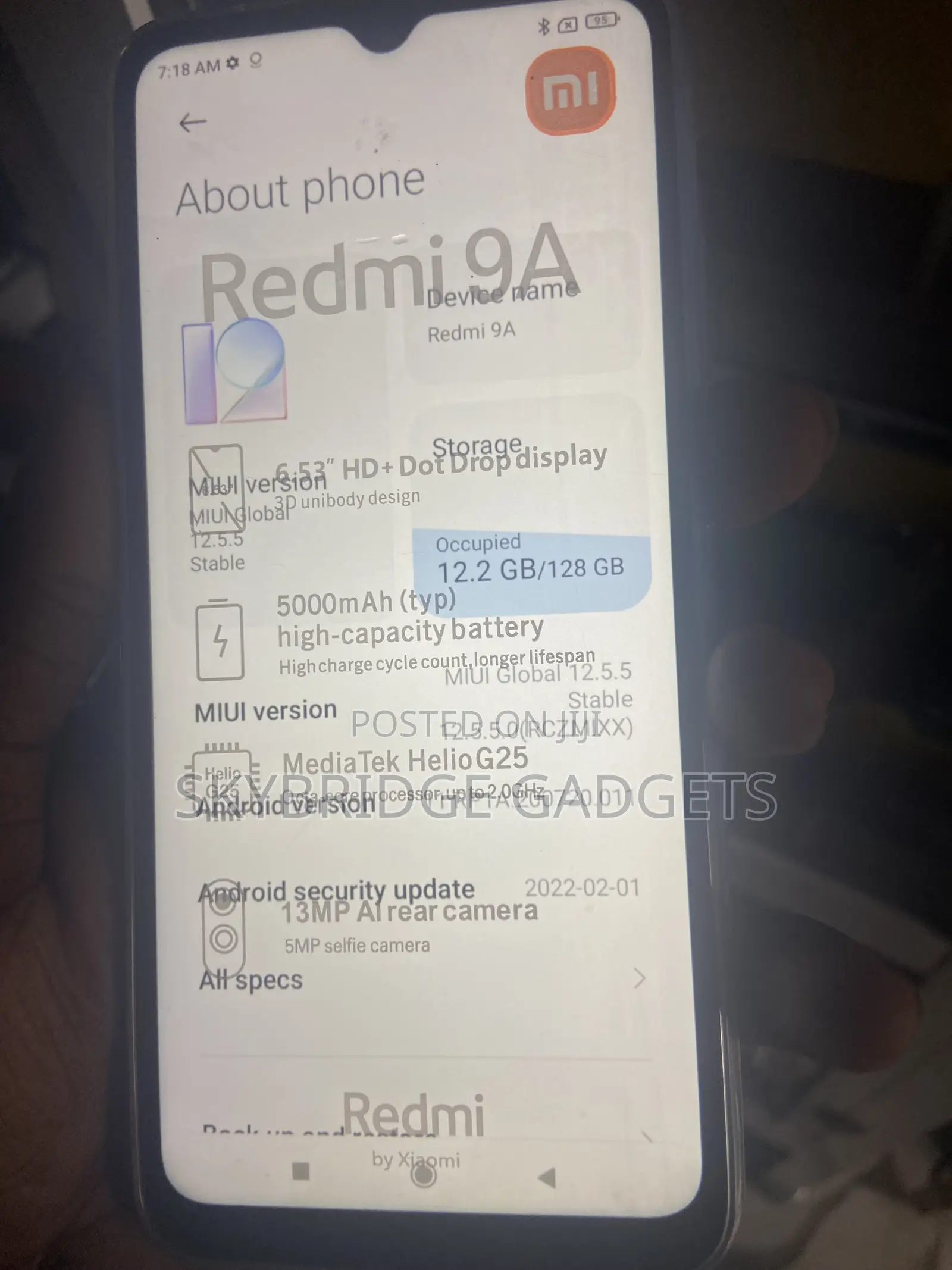 Mobile Phone 128 GB Blue