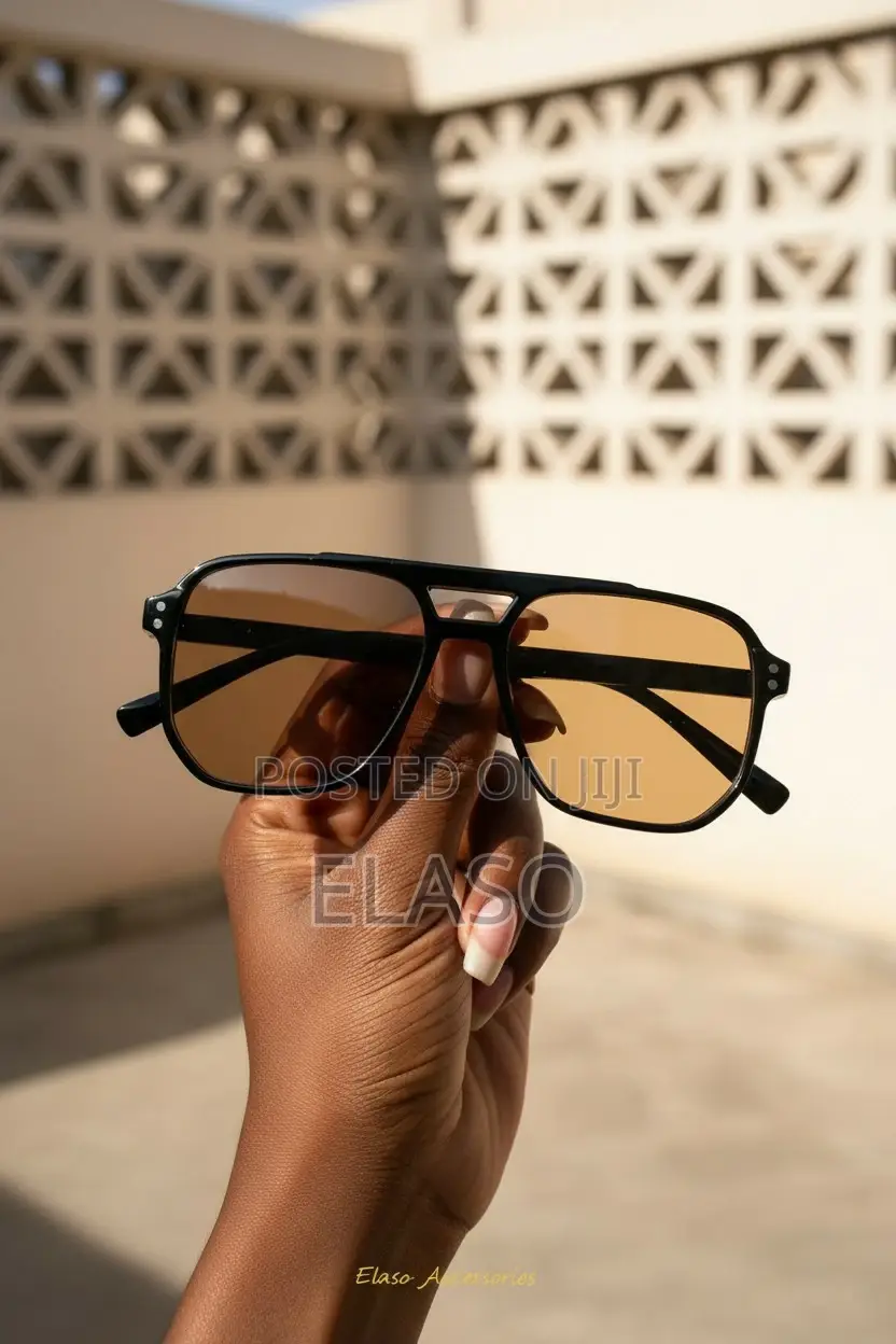 Fashionable Large Frame Unisex Rectangular Glasses