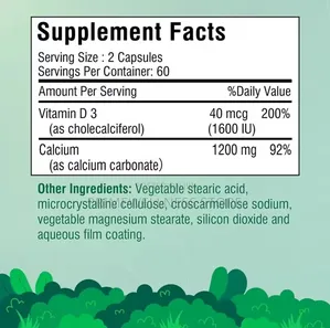 Calcium +Vitamin D3 1200mg