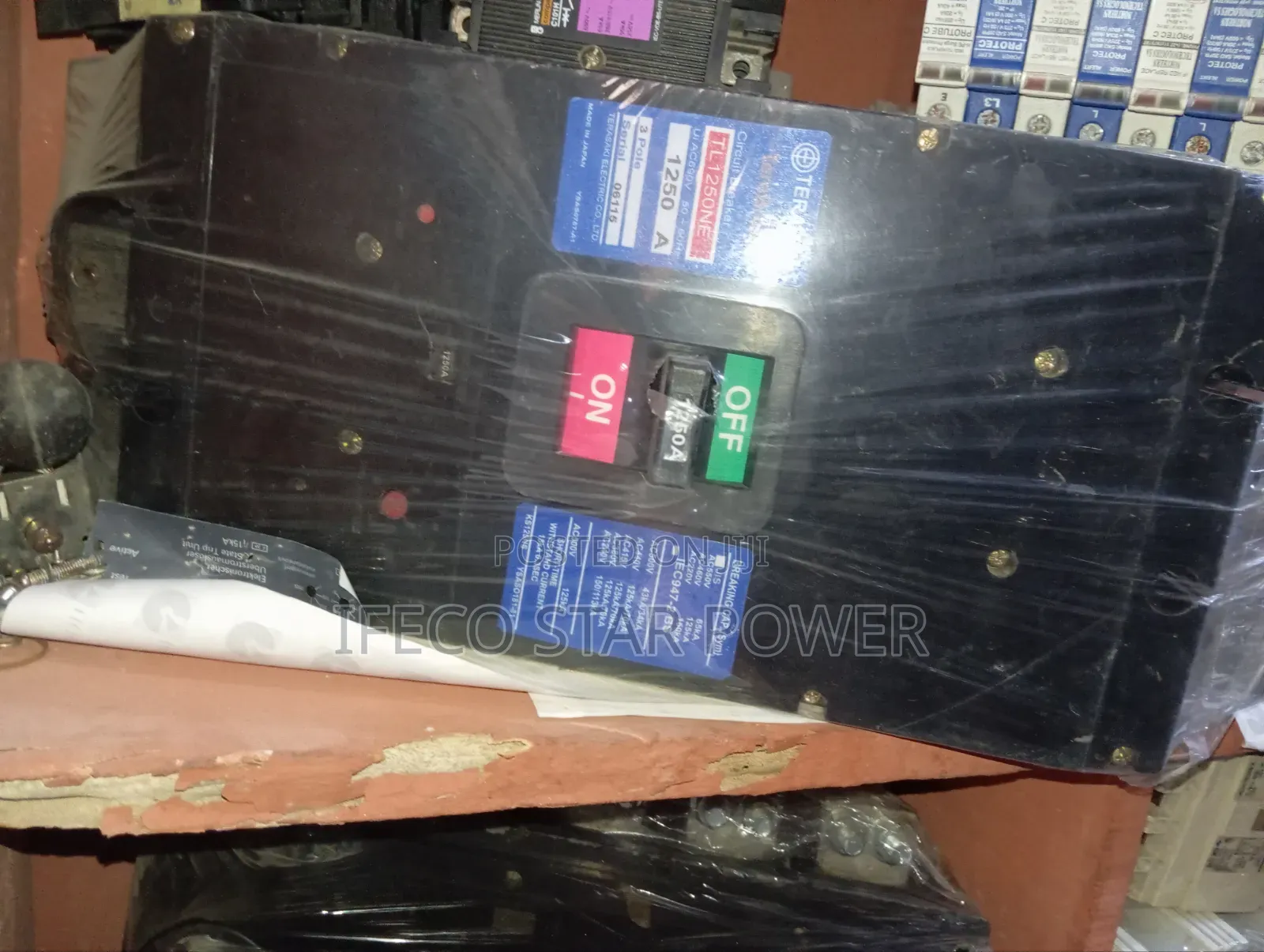 Tarasaki Breaker 1250amp 3pole